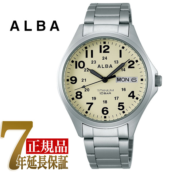 【正規品】セイコー アルバ SEIKO ALBA クオーツ チタン メンズ 腕時計 AQPJ401