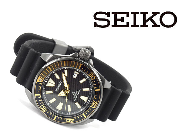 【楽天市場】【逆輸入 SEIKO PROSPEX】セイコー プロスペックス サムライダイバー 自動巻き 手巻き付き機械式 メンズ 腕時計