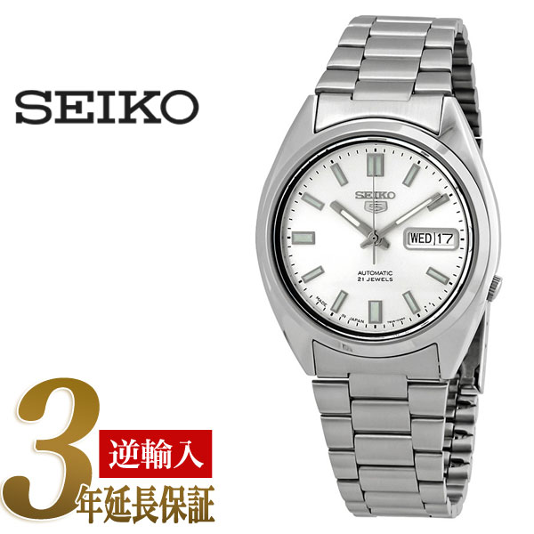 楽天市場】セイコー セイコー5 SEIKO5 セイコーファイブ メンズ 腕時計 SNK355 逆輸入セイコー 自動巻き メカニカル 機械式  オートマチック シルバー メタルベルト SNK355K SNK355K1 3年保証 メンズ 腕時計 男性用 seiko5 日本未発売  ビジネス【楽ギフ_包装】 : セイコー ...