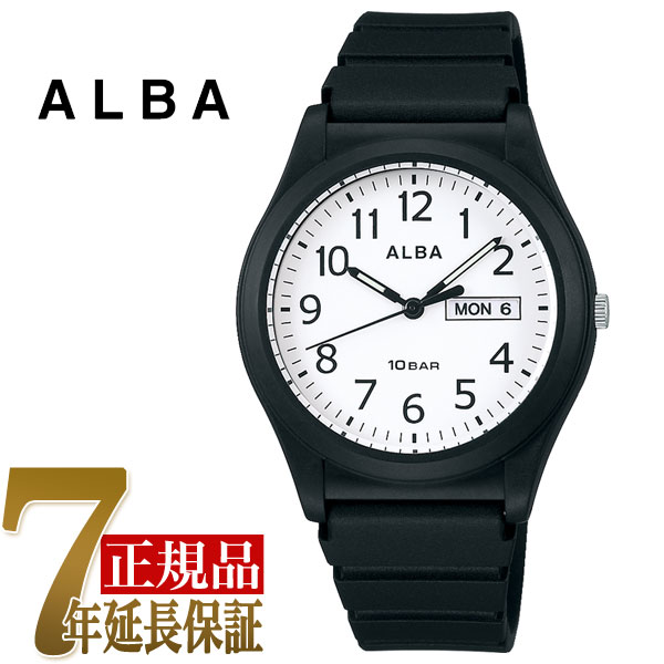 セイコー ALBA アルバ クオーツ メンズ メンズ 腕時計 ホワイト AQPJ410