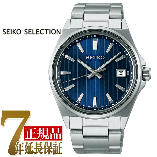 稼働 SEIKO 腕時計 手巻き 機械式 ブルー文字盤 バングル SGP 534 稼働