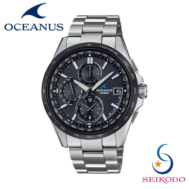 楽天市場】【無金利ローン可】正規品 カシオ CASIO オシアナス OCEANUS ソーラー 電波時計 腕時計 時計 チタン ベルト OCW-T150-1AJF  プレゼント ギフト ラッピング 誕生日 記念日 メンズ 男性 : 精光堂楽天市場店