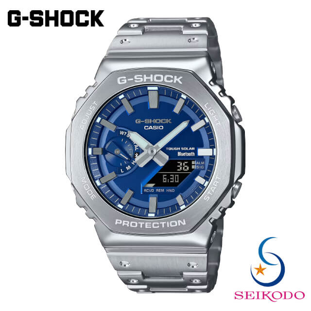 G-SHOCK Gショック CASIO カシオ メンズジーショック デジアナ GM-B2100AD-2AJF フルメタル 腕時計 ソーラー スマートフォンリンク メンズ カーボンコアガード構造