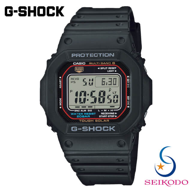 楽天市場】カシオ Gショック GW-M5610-1JF タフソーラー 電波