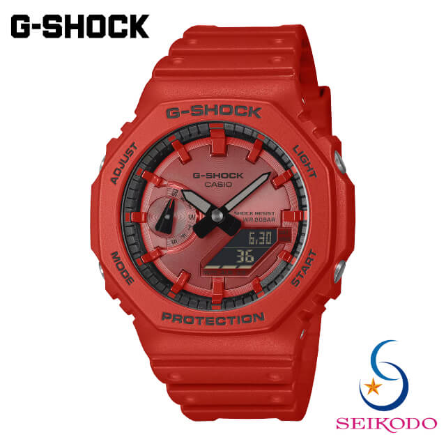 G-SHOCK Gショック カシオ CASIO GA-2100RRB-4AJF ICONIC RED メンズ ジーショック アナログ 腕時計 メンズ 反転液晶 【国内正規品】