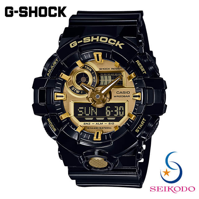 G-SHOCK Gショック カシオ CASIO メンズジーショック 腕時計 GA-710GB-1AJF 【国内正規品】【送料無料】