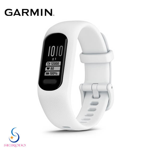 ガーミン GARMIN vivosmart 5 White S M ヴィヴォスマート5 スマートウォッチ 010-02645-61 血中酸素 通知機能  水分管理 睡眠計 心拍計 消費カロリー ダイエット 防水 タッチスクリーン ランニング ウォーキング ヨガ 水泳 プール 最大52％オフ！