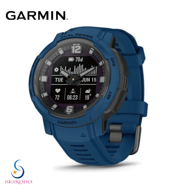 お手頃価格 ガーミン GARMIN Instinct Crossover Dual Power Tidal