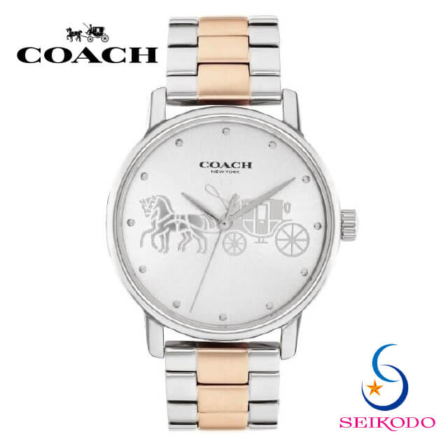 楽天市場】COACH 14503942 コーチ グランド クオーツ レディース