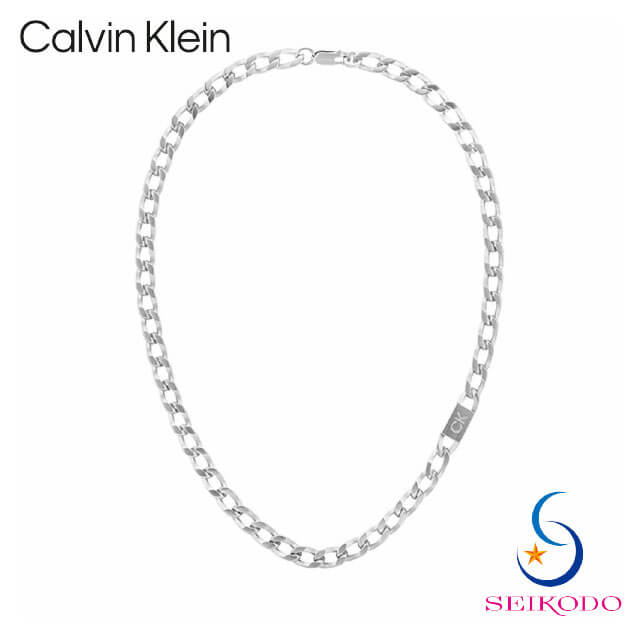 Calvin Klein カルバン クラはたご屋 首飾り シャンデリヤ 佩び物 OUTLOOK 35000251 メンズ 彼 好一対 差し上げ物 生まれ落ちる日 不死化日 ブランド名 分かりやすい ステンレス鋼 置き目品