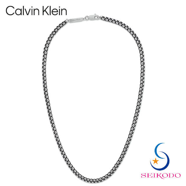 Calvin Klein カルバン クラはたご屋 首飾り シャンデリヤ 佩び物 FUSED 35100038 メンズ 彼 好一対 差し上げ物 生まれ落ちる日 不死化日 ブランド名 分かりやすい ステンレス鋼 置き目品