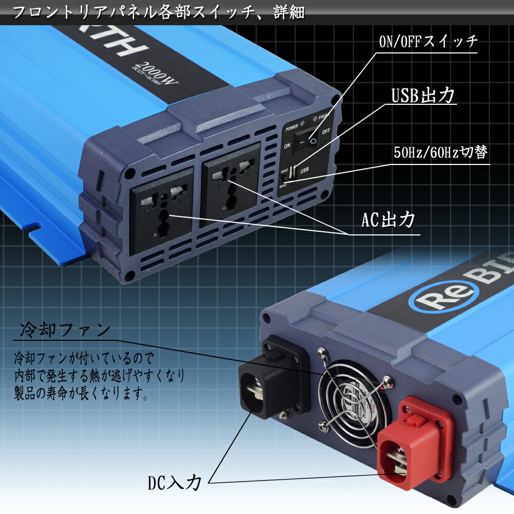 インバーター 12v 100v 鉄道車輪両インバーター 00w 正弦波動 車実利インバーター Dc Acインバーター 車載 12v車相応う 車載差込み Usb界面 車 とても用電源 アウトドア 一戸用電源 発電時機 アースクェイク 震災 防災用ほっそりとして優美なこと 防災グッズ 送料無料