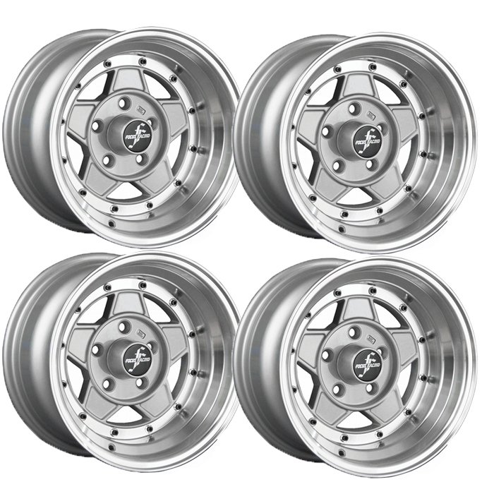 フォーカスレーシング　ファイブ　深リム 楽天市場】フォーカスレーシング アルミ ホイール 4本 14×8J -13