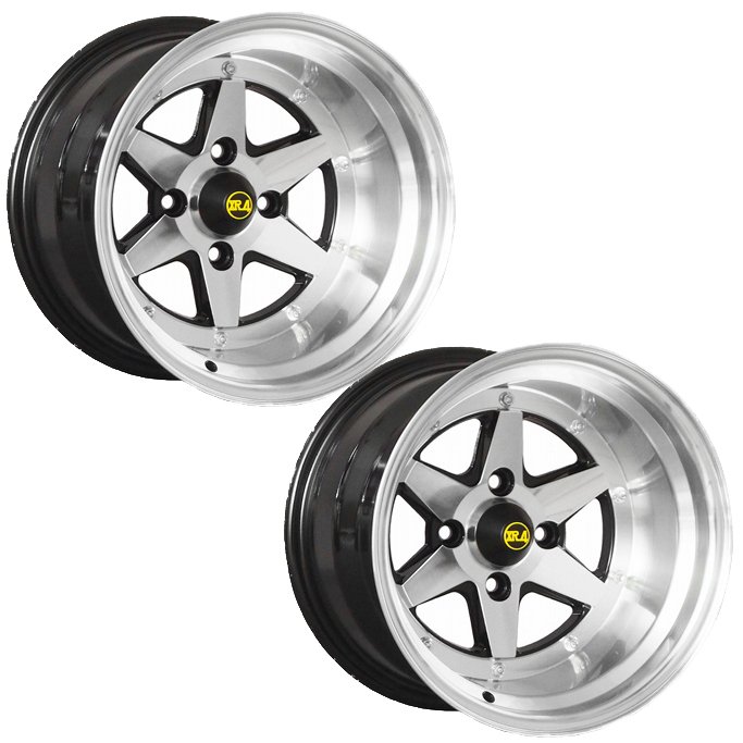 復刻版 ロンシャン XR-4 LONGCHAMP XR-4 2本セット 15インチ 10.0J -40 1510 114-4H ブラックポリッシュ 旧車 軽自動車 ツライチ 深リム 軽トラ XR-41510KSET2 51,744円