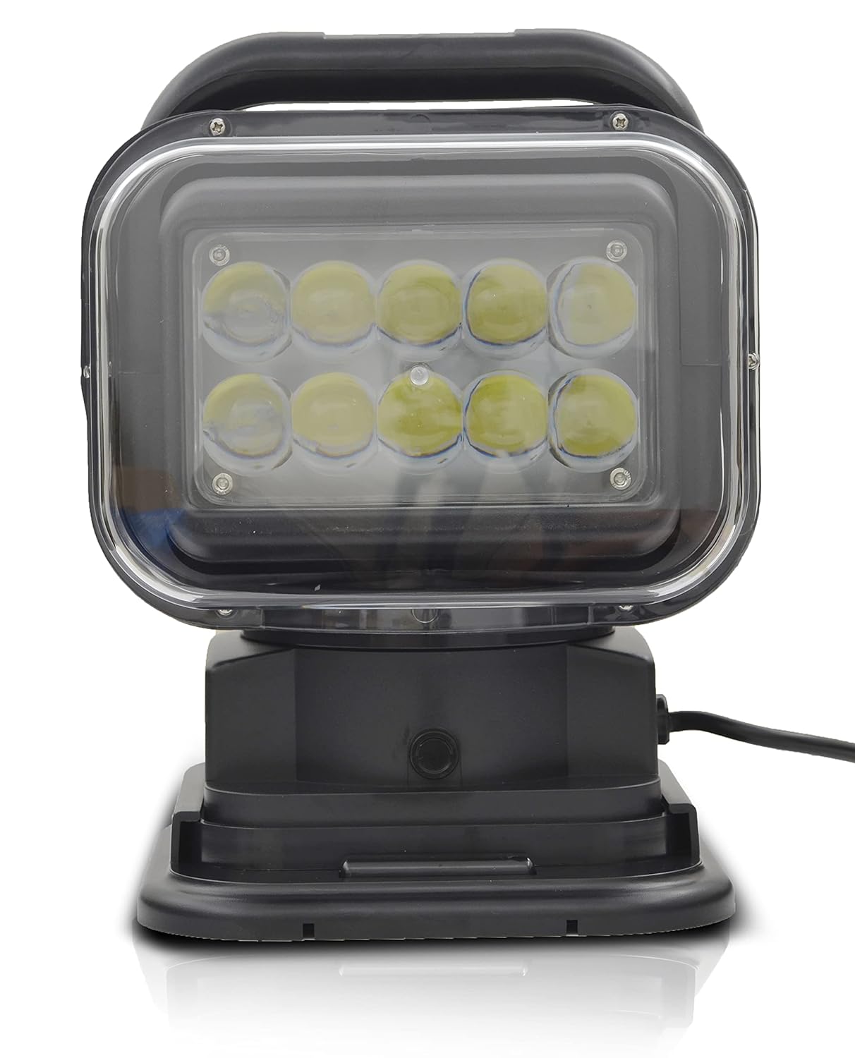 品質保証格安[2台セット] リモコン式 LED サーチライト 50W LEDライト 12V 360度首振 船舶 重機 漁船 サーチライト LED 照明 作業灯 投光器 集魚灯 防水 作業用照明一般