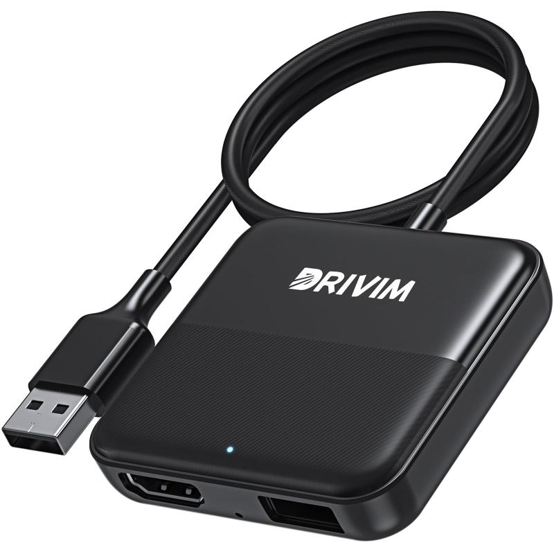 Car TV Mate Max DMIマルチメディアアダプター DMI出力のTV stick/スクリーンキャスター/DVDなど接続可能 ワイヤレスCarPlay+ワイヤレスAndroid Auto機能 iPhone/Android対応 カーテレビ メ