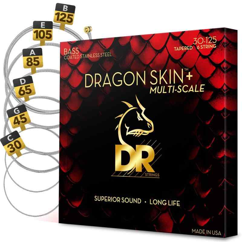 DR Strings (デーアール) 6弦 i-Scale ベース弦 ステンレスを巻弦に採用 DBSM6-30