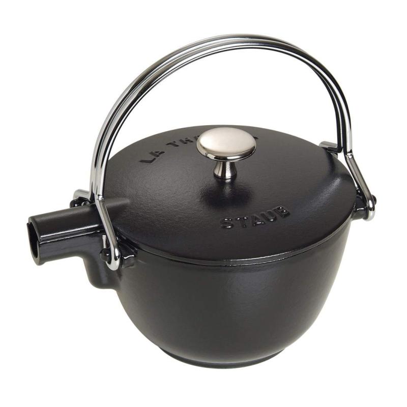 staub ラウンドティーポット 黒いこと 40509-421(1650023)