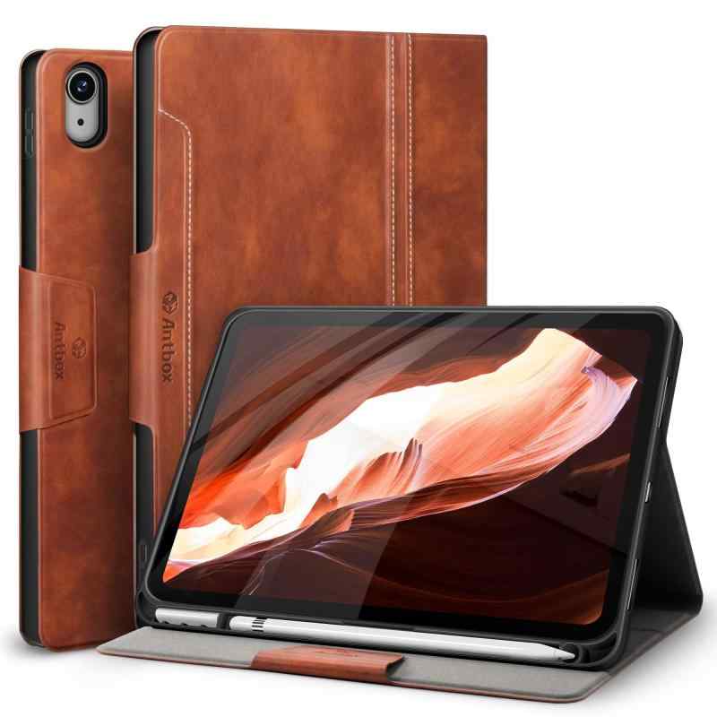 iPad 第11世代 ケース(A16) 第10世代 ケース 10.9インチ 高級ソフトPUレザー製 ひび割れ防止 耐衝撃 Pencil収納可 オートスリープ＆スタンド機能付き 全面保護