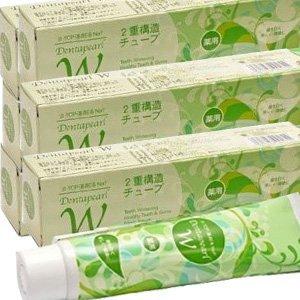 6本三宝製薬 デンタパールW 薬用歯みがき(2重社会システム熱電子管) 108gx6本 (4961248005744)