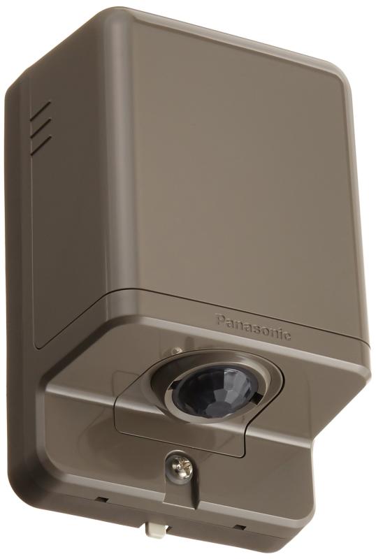 屋側壁取付取付熱線センサ付自動スイッチ 親器 ブラウン WTK3481A