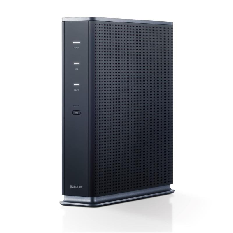 エレコム Wifi ルータ 無線電話ローカルエリアネットワーク 最新標準尺度 Wi-Fi6 11ax / 11ac IPv6 (IPoE) AX6000 4804+1147Mbps 有線10Gbps クアッドコアU ビームフォーミングZ  iPhone/iPad/ntendo S