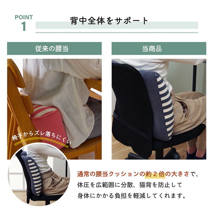 【送料込※一部地域を除く】背筋サポートクッション腰当H型エ型「エルマーエエクッション」約40×40cmネイビー/ブラウン体圧分散猫背防止背中腰負担軽減姿勢ウレタンへたりにくいもちもちシンプルお昼寝枕オールシーズン
