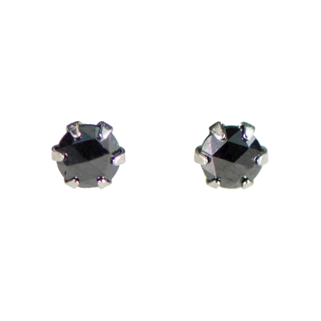 【SALE/20%OFF】【キャンペーン】ピアス ダイヤモンド プラチナ 0.2カラット ブラックダイヤ 一粒ピアス スタッドピアス 0.2ct PT Pt900 ダイヤモンドピアス