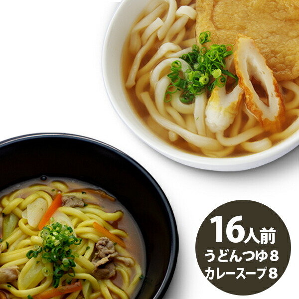 讃岐うどんと讃岐カレーうどん８食ずつの 愛されギフト 16食 だし カレースープ付 【59%OFF!】