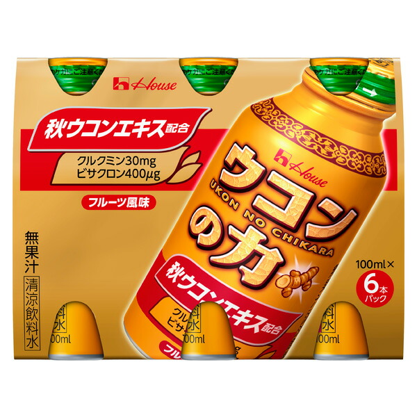 ウコンの力 ウコンエキスドリンク 100ml×6本×10セット (1ケース)