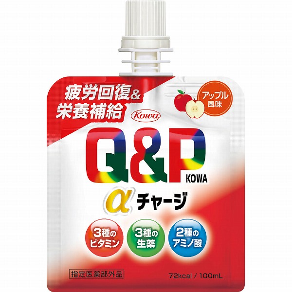 【指定医薬部外品】キューピーコーワαチャージ アップル風味 100mL×36袋入り