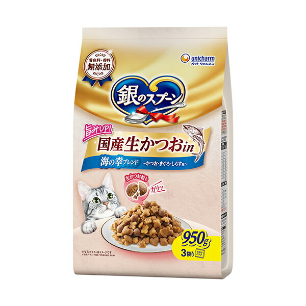 銀のスプーン国産生かつおin海の幸ブレンド 950g&times;9個 (1ケース)｜セイムスオンライン店