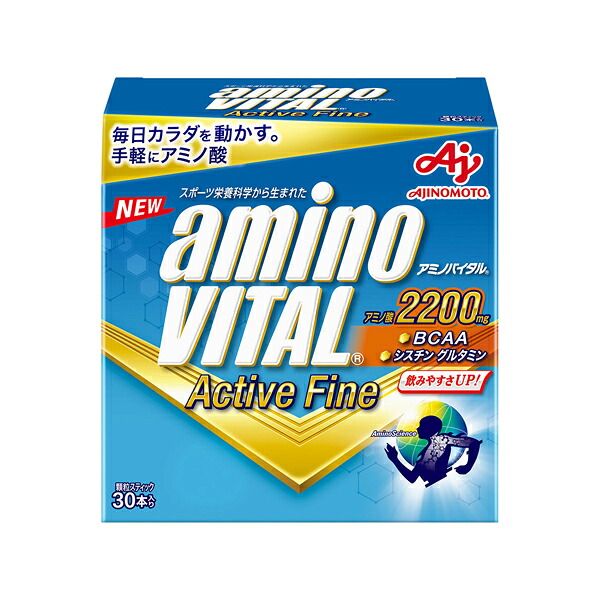 味の素 アミノバイタル アクティブファイン (30本入×6箱)|セイムスオンライン店