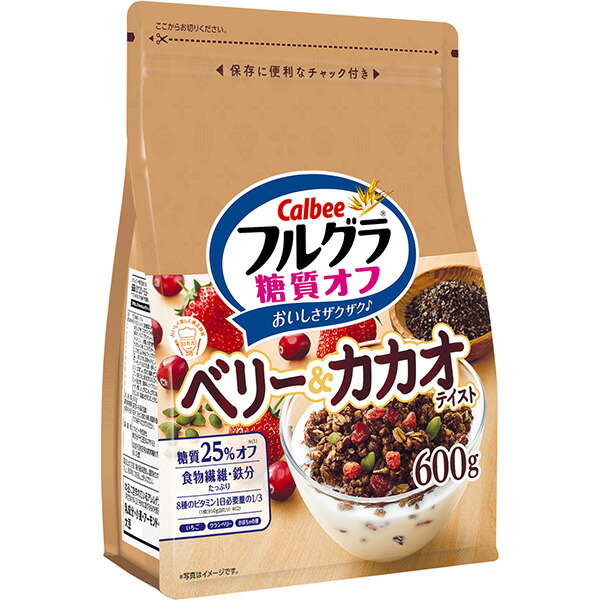 カルビー フルグラ　食後の血糖値の上昇が気になる方へ　400g×5袋