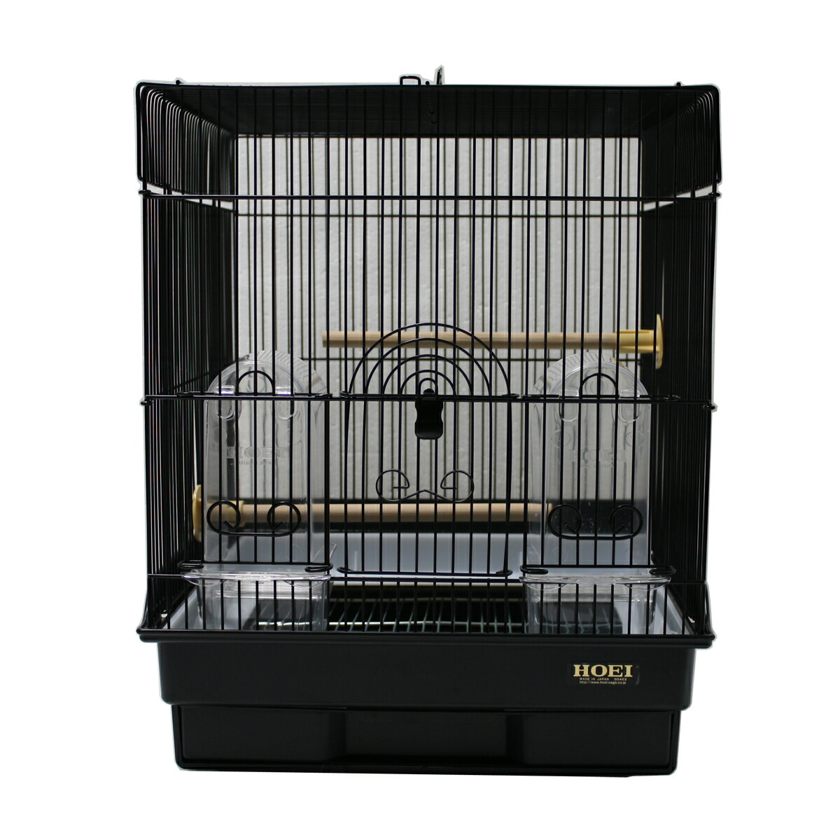 HOEI 35角B(黒塗装)(鳥かご、ケージ) うさうさラビトリー HOEI 35用フードカップ Bカップ