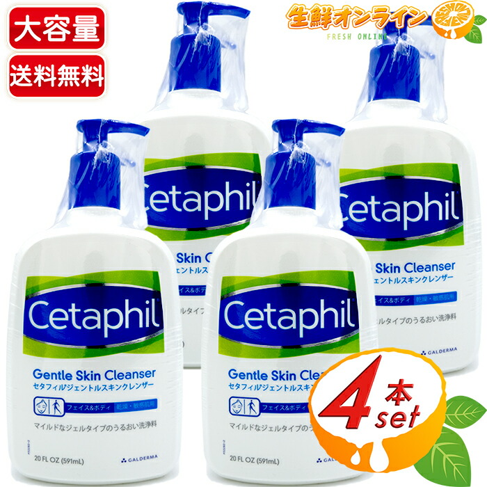 4許セス Cetaphil セタフィル ジェントル素はだ水洗剤 591ml 4本 干る 過敏外皮用脚 低掻き起こす ゼロ香買値 ジェル毛色 顏 バディー クレンザー 洗浄料 石けん ボディセッケン クレンジング 洗顔 Costco コストコ 送料無料 Cannes Encheres Com