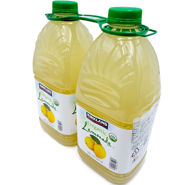 【楽天市場】≪2.84L×2本セット≫【KIRKLAND】カークランド オーガニック レモネード 特大 大容量 USDA ORGANIC認証