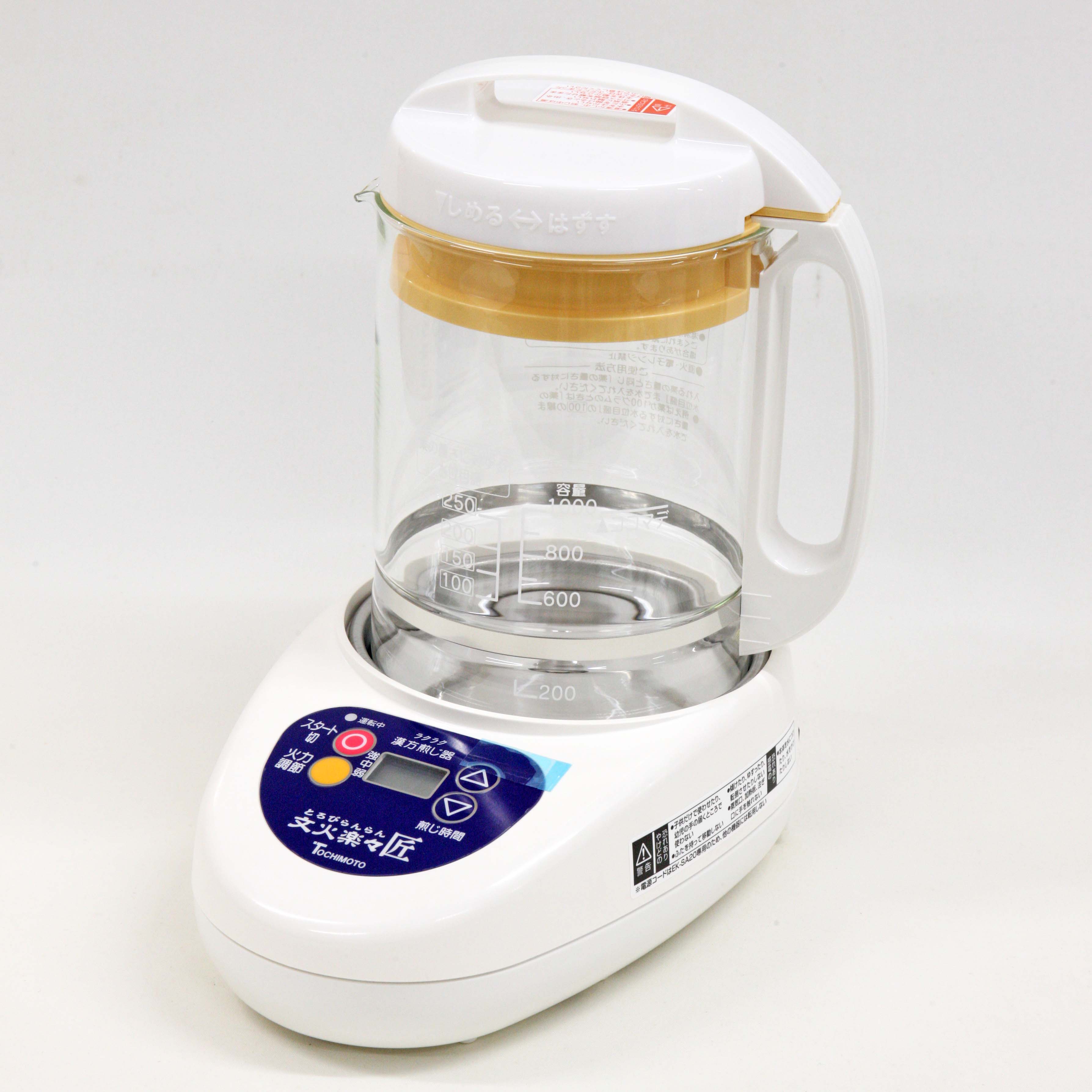 ラクラク 漢方煎じ器 文火楽々匠（品番：EK-SA20） ラクラク 漢方煎じ器 文火楽々匠（品番：EK-SA20型） - 漢方