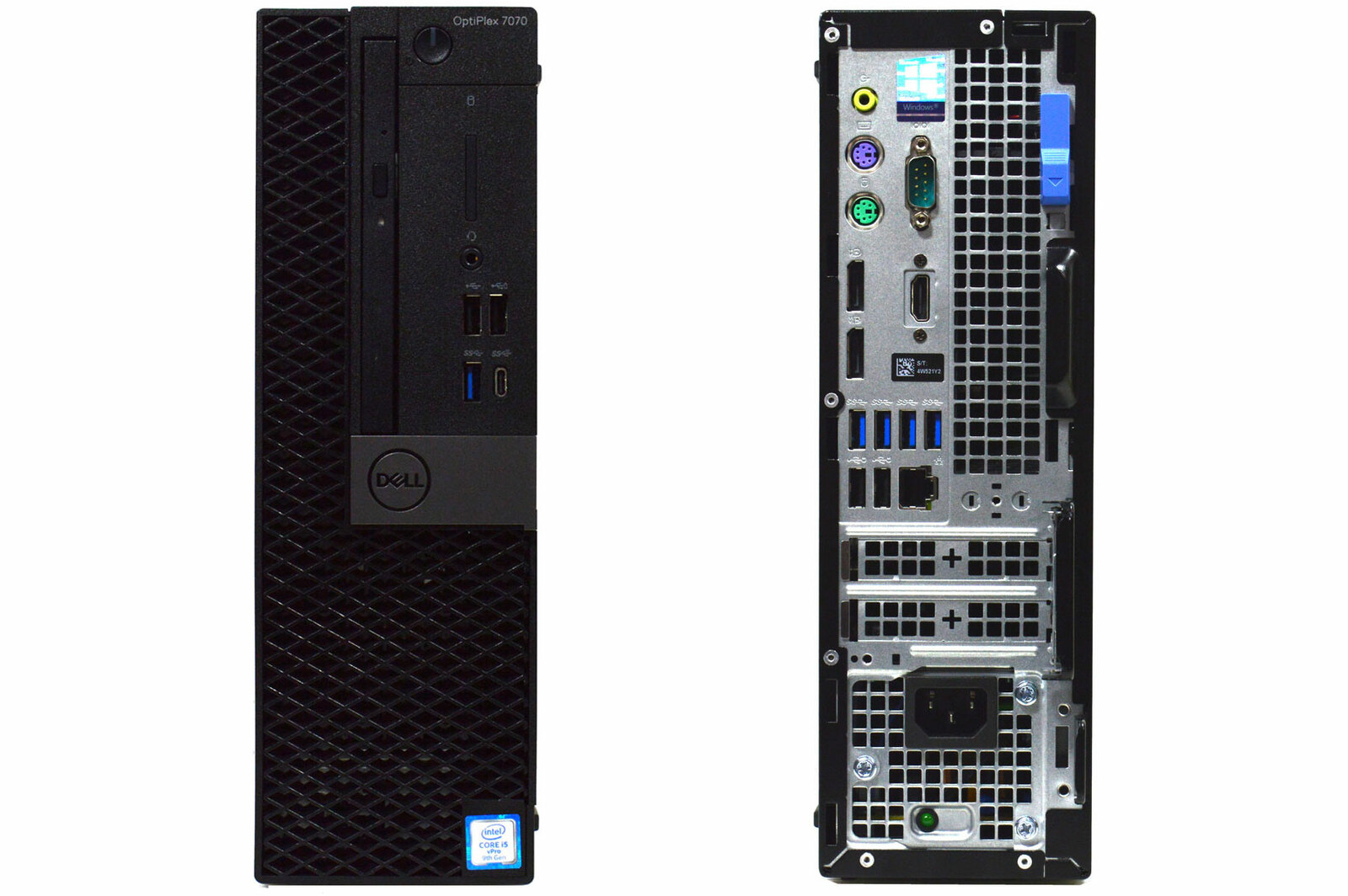 【中古】デスクトップパソコン中古パソコンWindows10オフィス付き(Windows11)新品NVMeSSD換装2019年製DELLOptiPlex7070SFF第9世代Corei53.0Gメモリ8GSSD1TB+HDD500GBDVDROMHDMI