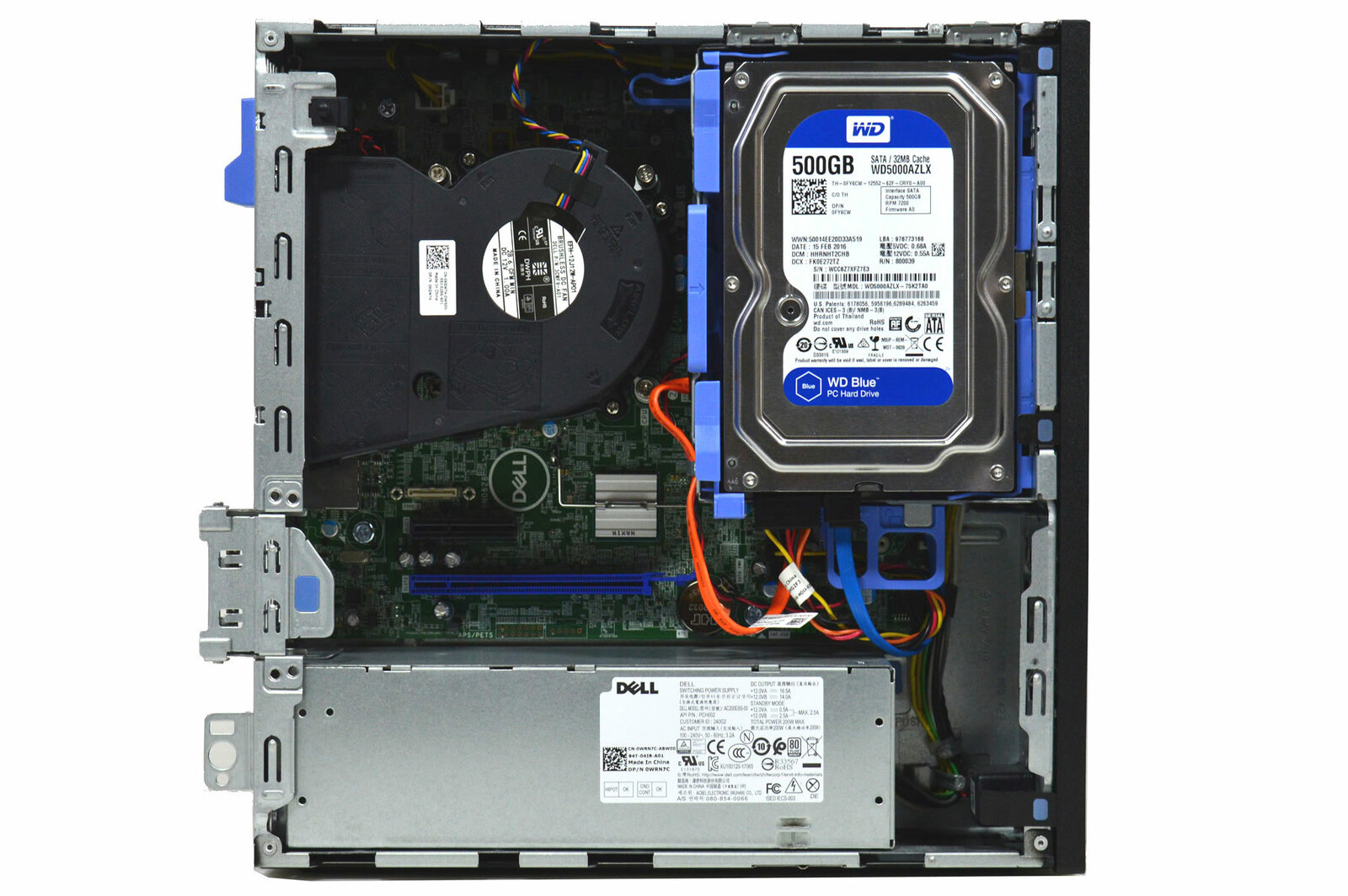 【中古】デスクトップパソコン中古パソコンWindows10オフィス付き(Windows11)新品NVMeSSD換装2019年製DELLOptiPlex7070SFF第9世代Corei53.0Gメモリ8GSSD1TB+HDD500GBDVDROMHDMI