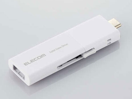 エレコム ESD-EWB1000GWHR外付けポータブルSSD 1TB USB Type-C USB-A対応｜Ssオンライン 店