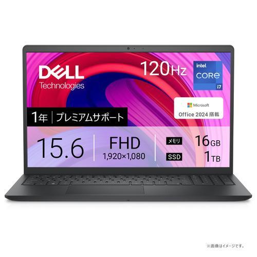 DELL ノートPC Inspiron 15 3530 NI85-FHHBB[15.6型/ Core i7/16GB/SSD1TB /Windows 11/ Office H&B/カーボンブラック 展示品