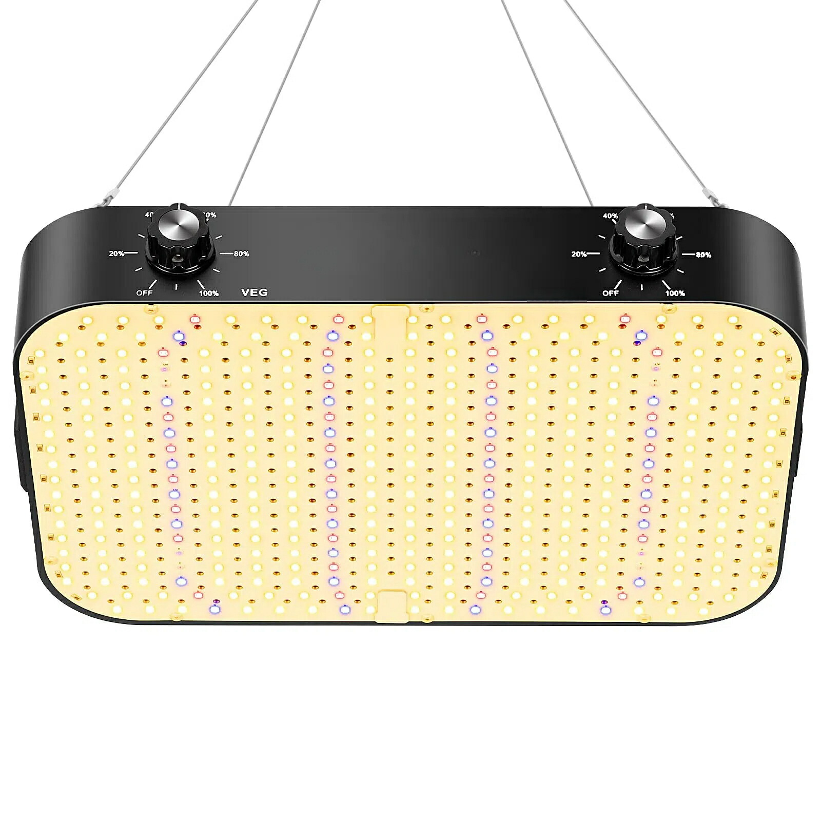 イト 1200W LED植物育成ライト 2チャンネル調整スペクトル植物用ライト 観葉植物ライト 室内水耕栽培ライト 屋内植物 家庭菜園 野菜工場用