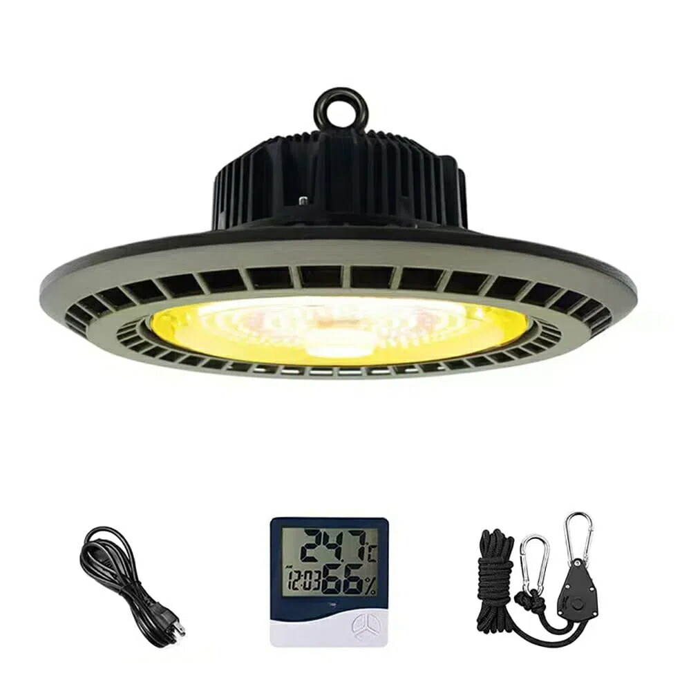 植物育成ライト 1000W LED光合成ライト LM281B+ ライトチップ フルスペクトル 光補足 観葉植物 家庭菜園 野菜工場 室内栽培照明用 植物成長促進 農業・園芸用 温度湿度計付き