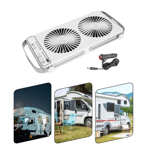 RV ルーフ ウィンドウ ファン 換気 冷却ファン 3 メートル DC ケーブル ポータブル ホワイト|正申R