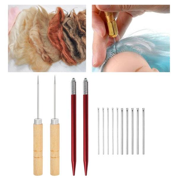 あやつり人形の髪の発根物の具DIYの利得の生まれ変わった髪の発根物の具5x0.6粍5x0.8粍針