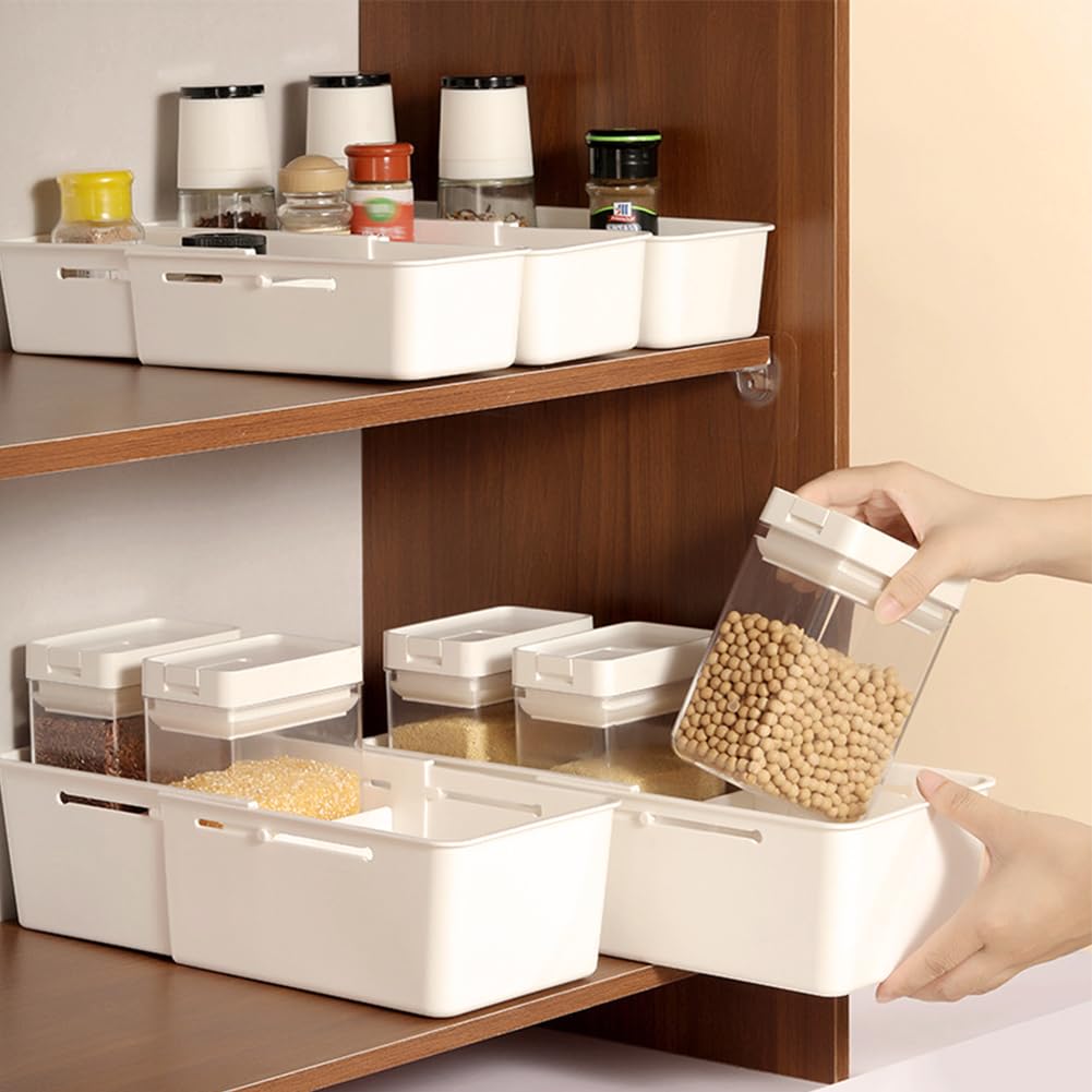 伸縮 収納ケース 引き出し仕切り収納 プラスチック 収納ケース スライド 小物入れ 仕切りケース 台所収納ボックス 整理トレイ 長さ27-38.5cm調整可能 (S*1個+L*2個)