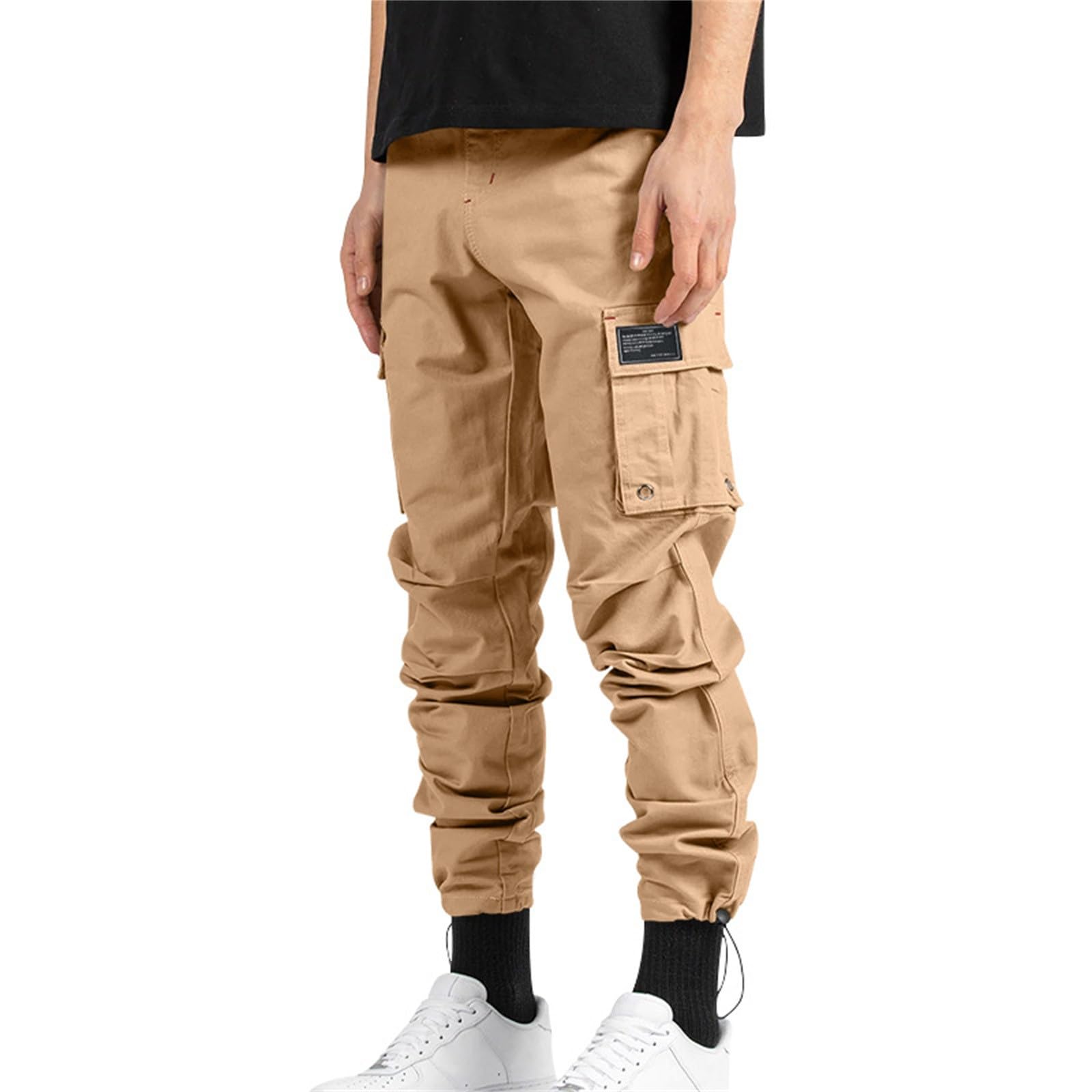 アウトドア パンツ 大きいサイズ パンツ ストレッチ ゴルフスラックスメンズ デニムヒップホップ パンツ 7分丈 高齢者 ズボン 男性 バイク デニム ゴム ズボン ボンタンズボン メンズッション夏