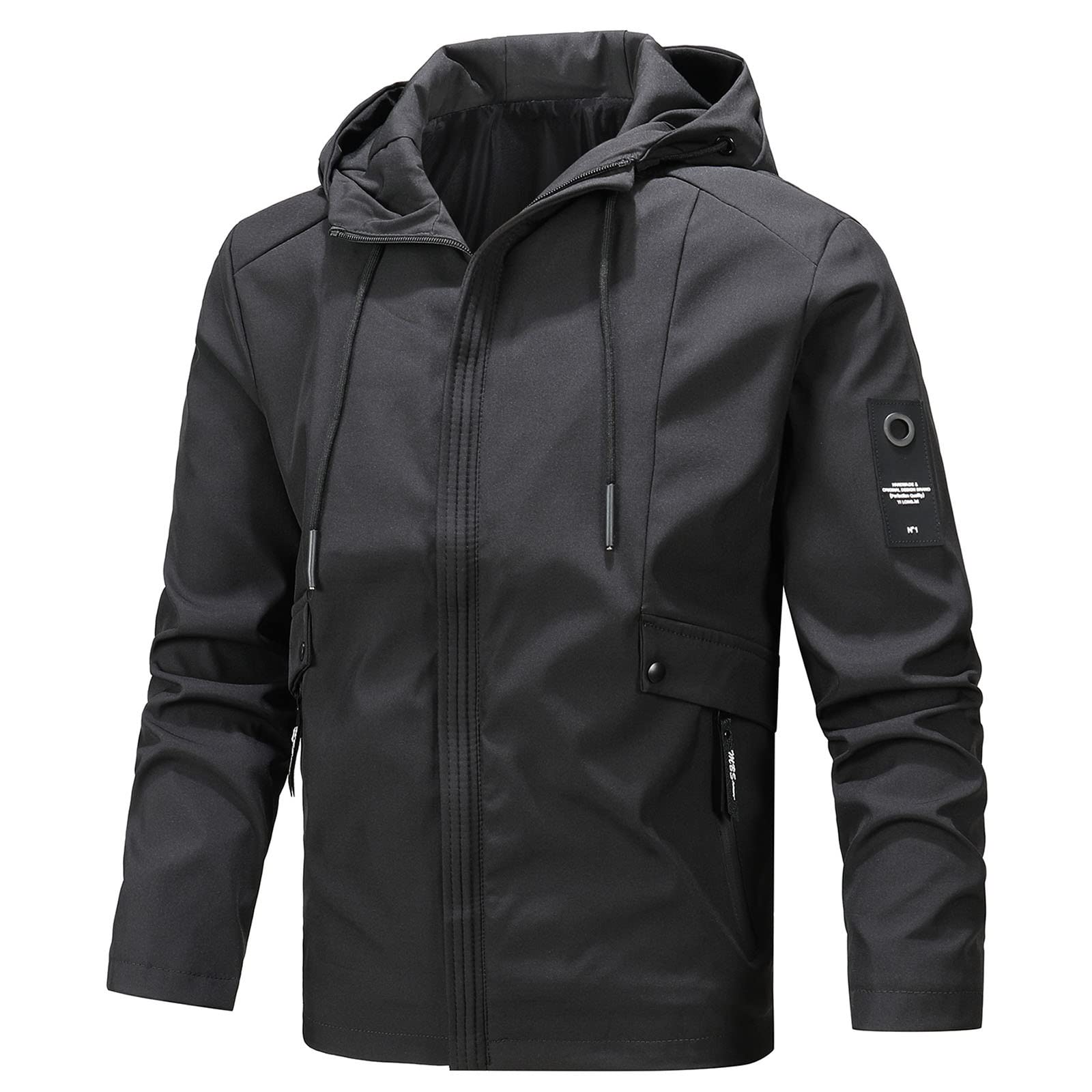 カジュアル無地ジッパージャケットトップ厚いメンズ ジャケット トップ ブラウス コート メンズ 保温服 メンズ コート 外套 ウィンドブレーカー 作業服 厚手 トレンチコート 綿の服です大きいサイズ おしゃれ カジュアル スキー 登山 防風 防寒 通勤 通学 Coat-36|正申R