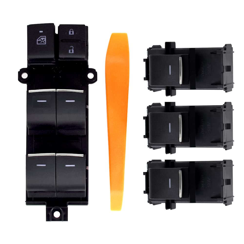 LEDともし火付き添い人パワーウィンドウスイッチ 動かす席と手つだい席側 2019-2021 トヨタ RAV4 XA50 2016-2021 トヨタ CHR 84040-F4050 84040-42030 84810-0R020 84810-02190用
